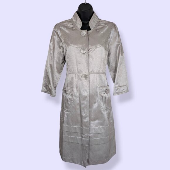 Forever 21 Metallic 3/4 Sleeve Jacket - Picture 2 of 10